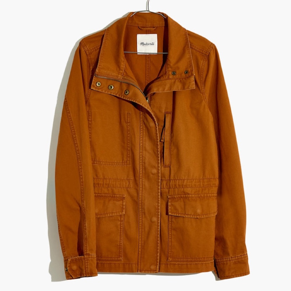 Madewell Passage Utility Jacket Burnt Sienna